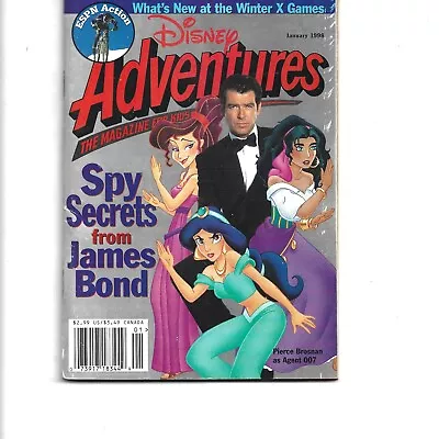 Disney Adventures Magazine Jan 1998 Spy Secrets From James Bond & More • $7.89