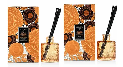 Voluspa Spiced Pumpkin Latte Limited Edition Home Ambiance Diffuser ( Lot Of 2 ) • $64.99