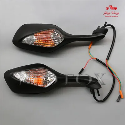 Foldable Rear View Mirrors With Turn Signal Fit For Honda CBR1000RR 2008-2016 • $52.77