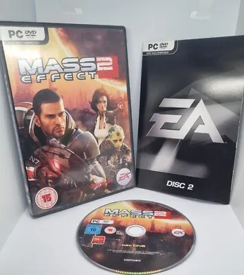 Mass Effect 2 Pc Game 2 Disc (pc Dvd Rom) + Cd Key • $8.59