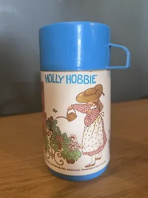 £10 • Buy Aladdin Vintage Thermos Flask 1980 Holly Hobbie Kitsch Retro Nostalgic Kids