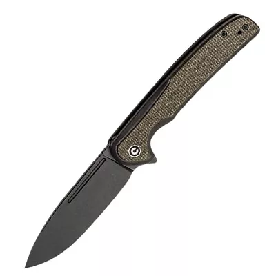 Civivi Voltaic Knife Framelock Green Micarta & Stainless Folding 14C28N 200603 • $75