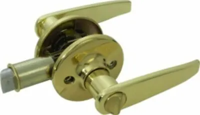 Mobile Home Interior Door Lever Handle Privacy Brass • $29.95