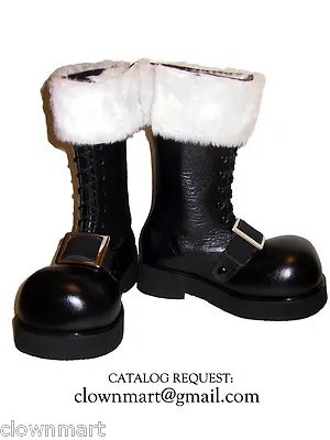 Professional Santa Claus Boots Shoes Costume Christmas -Model 39- By ClownMart • $250