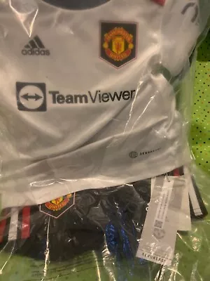 ADIDAS Manchester United Authentic Jersey/Short Kit Toddler Size 6-9 Mos. • $40