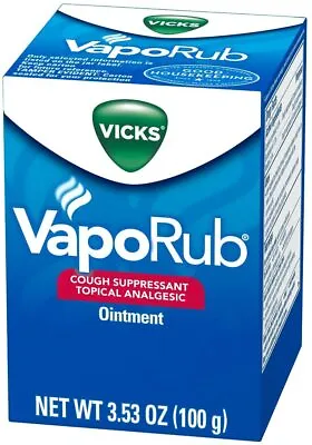 Vicks VapoRub Menthol Camphor Eucalyptus Ointment TUB 3.53oz • $16.95