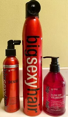 (Lot Of 3) Big Sexy Hair Products ￼ Hair Thickening Volumizing GelRoot Pump • $20