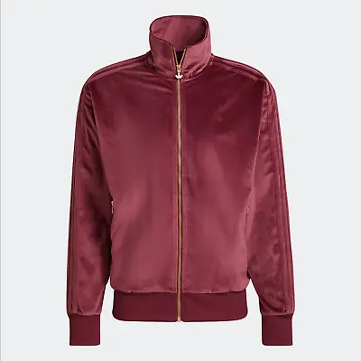 Adidas Originals Firebird Velour Track Men Jacket Red Gold H11376 Medium • $53.10