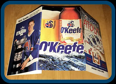 1993-94 Quebec Nordiques O'keefes Hockey Pocket Schedule Free Shipping Ex+nm • $2.29