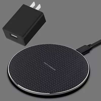 15W Wireless Fast Charger Charging Pad Cable USB Adapter For Nokia 9 PureView • $26.79