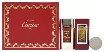 Must De Cartier (Vintage) For Women 2 Pc Set: 4 Ml/.13 Oz Parfum And EDT Mini • $79.95