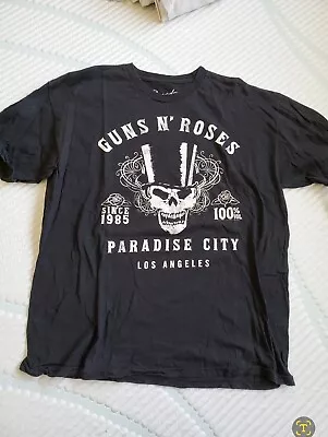 2 Guns N Roses XL Shirts Aerosmith Skid Row Hanoi Rocks La Guns Slash Tickets Cd • $15