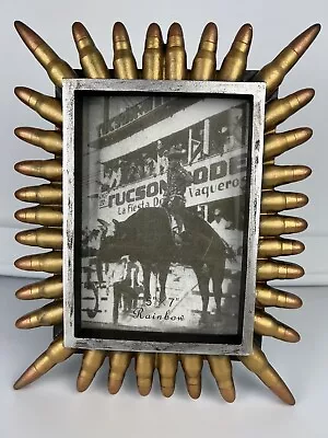 50 Caliber Picture Frame Military Picture Frame 5x7 Western Picture • $26.99