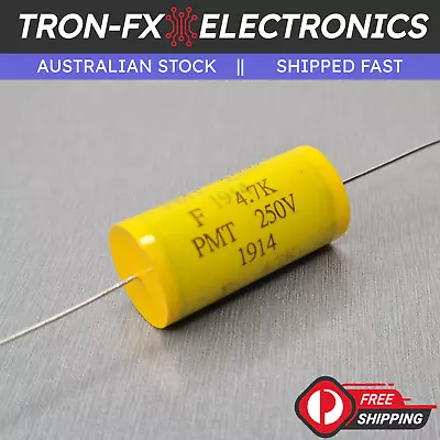 1Pcs 4.7uF 250V Metalised Polypropylene Axial Capacitor PMT Series • $20.75