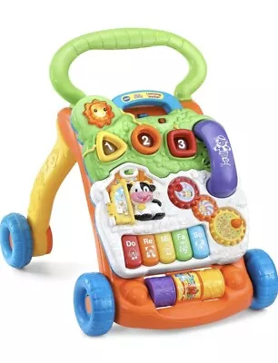 VTech Baby Activity Walker Sit-To-Stand Interactive Learning Infant Walking Toy • $26.83