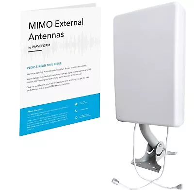 Waveform 2x2 MIMO Panel Antenna | 4G And 5G Compatible Modem Router Gateway... • $129.47