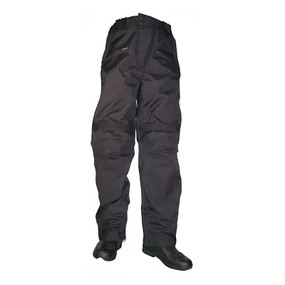 Prexport All Season Black Convertible Motorcycle Overpants Men's Sizes SM - 3X • $79.99