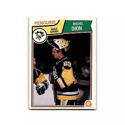 1983 O-Pee-Chee Michel Dion Pittsburgh Penguins #279 • $2.75