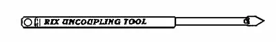 Rix N Rix Pick N Scale Uncoupling Tool Pkg(2) 628-24 • $4.98