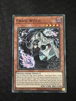 $1.70 • Buy Chaos Witch PHHY-EN009 NM 1st Edition Super Rare Photon Hypernova Yugioh