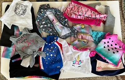 Lot 18” Doll Clothes Tops Pants Pjs Jacket Our Generation OG My Life AG 18 Pcs • $34.99