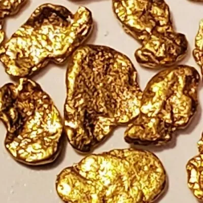 6 California Gold Nugget Pickers 8 - 10 Mesh Natural Gold Personally Prospected • $75