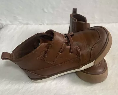 Wonder Nation Boys Boots / Shoes Size 1 Brown Lightweight Comfy • $29