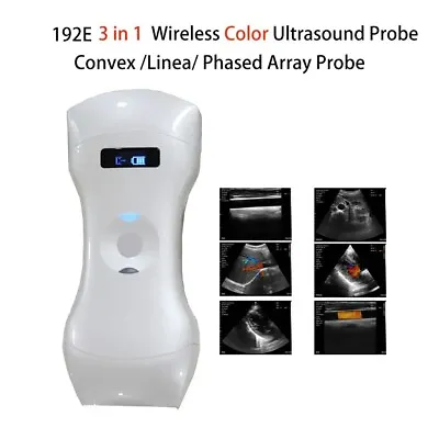 192 Elements Wireless Ultrasound Probe Scanner Support IOS Android Windows • $2350