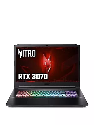 17.3” Acer Nitro 5 Ryzen 7 5800H RTX 3070 16GB/512GB Win11 Home Black • £914.99