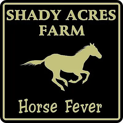 Personalized Horse Stable Sign #4 Barn Ranch Farm Equestrian  Custom USA Made • $26.35