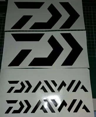 DAIWA D Style Fishing Decal/stickers 4 Pack NEW - FOR BOAT KAYAK CAR ESKY  • $16.95