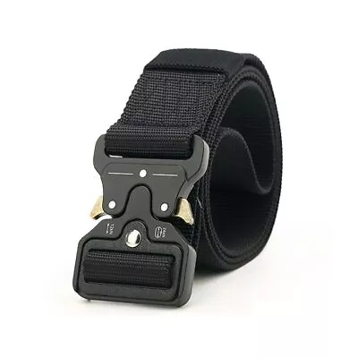 MEN Casual Military Tactical Army Adjustable Quick Release Belts Pants Waistband • $5.49