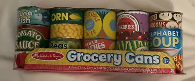 Lets Play House Toy Grocery Cans Kitchen Food Kids Pretend Toys New • $17.99