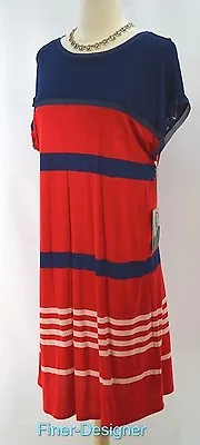 $39.95 • Buy Jason Wu For Target Jersey Dress In Red Navy Stripes T Knit Knee SIZE M NEW NWT