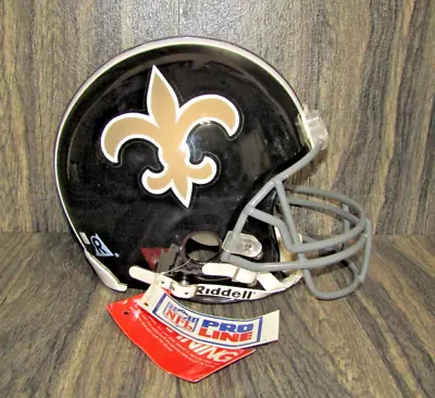 1995 NFL Pro Line New Orleans Saints Riddell Full Size Authentic VSR4 Helmet • $299.99