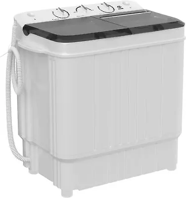 Elevon 17.6lbs Portable Mini Twin Tub Washer   Spinner For Apartment Dormitory • $117.31