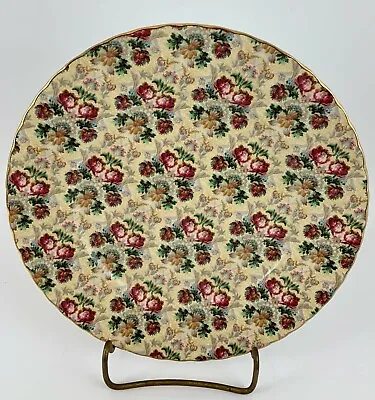 Vintage Staffordshire Royal Patrician HD&S~ PEONY Chintz Plate 8 1/4  • $19.95