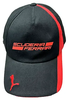 Puma Hat Adults One Size Scuderia Ferrari Official Cap Strap Back New No Tag • $69.97