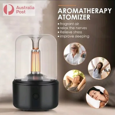 $38.95 • Buy Volcanic Flame Aroma Diffuser Essential Oil Lamp USB Portable Air Humidifier AU.