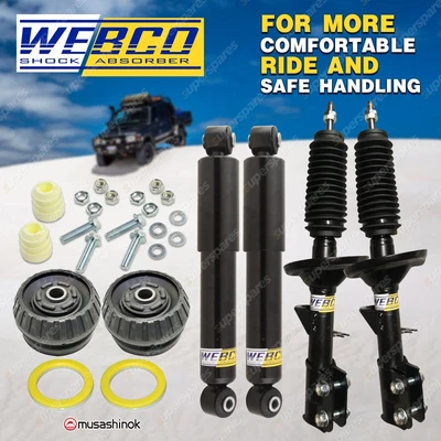 $299 • Buy Front Rear Shocks Strut Mount Bearing Kit For Commodore VR VS VT VU VX VY II