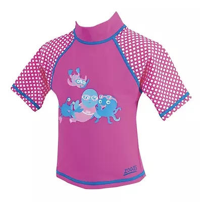 Zoggs Sun Protection Swim Vest Top Miss Zoggy- Age 6-12 Months • £5.59