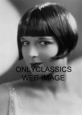 SEXY ACTRESS LOUISE BROOKS PORTRAIT 5x7 PHOTO ICONIC HAIRCUT LULU Seductive Eyes • £7.59