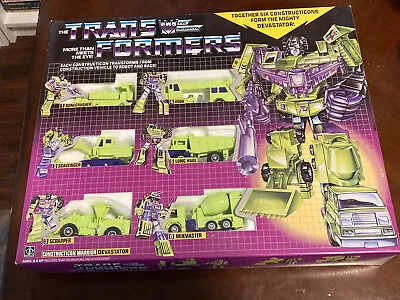 Transformers G1 Devastator Combiner Set! MISB Constructicons! US Based Seller! • $145