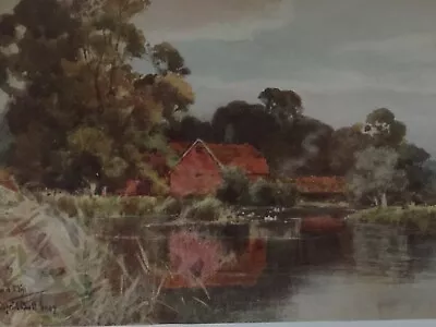 £4.50 • Buy Antique Print 1909 Twyford Mill Hampshire Bishop's Stortford From Painting Art