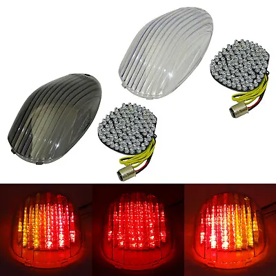 LED Tail Brake Turn Signal Light For KAWASAKI Vulcan 900 VN 1500 1600 MeanStreak • $49.80