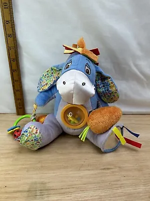 Disney Baby Eeyore Activity Plush Soft Toy Winnie The Pooh Free Postage • £14.99