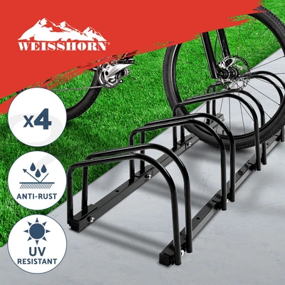 $46.95 • Buy 1 – 4 Bike Stand Bicycle Rack Storage Floor Parking Holder Cycling  Portable
