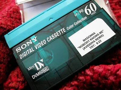 MADONNA INCREDIBLE RARE LOT Of UNRELEASED PROMO VIDEO DVC DIGITAL VIDEO CASSETTE • $325