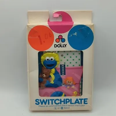 1995 Dolly Baby Room Switchplate Baby Cookie Monster Light Lighswitch Cover • $12.99