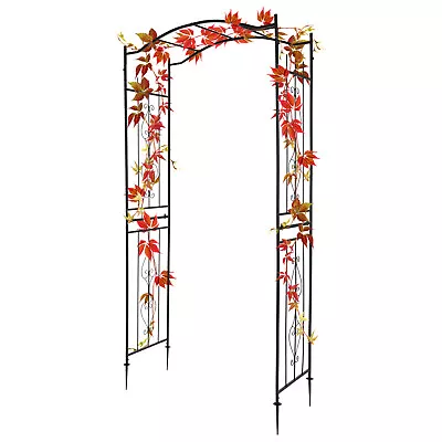 VINGLI Garden Arbor Arch Walkway For Wedding Plant Climbing Trellis Patio Decor • $57.99